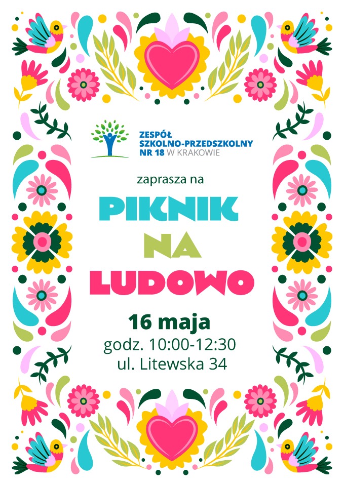 Zapraszamy na Majowy Piknik Ludowy