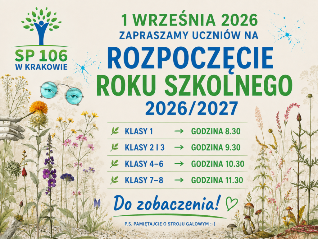 Rozpoczęcie Roku Szkolnego 2026/2027